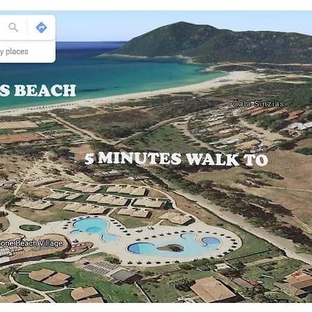 Calasinzias - Lower Level With Garden - 500m From The Beach Costa Rei